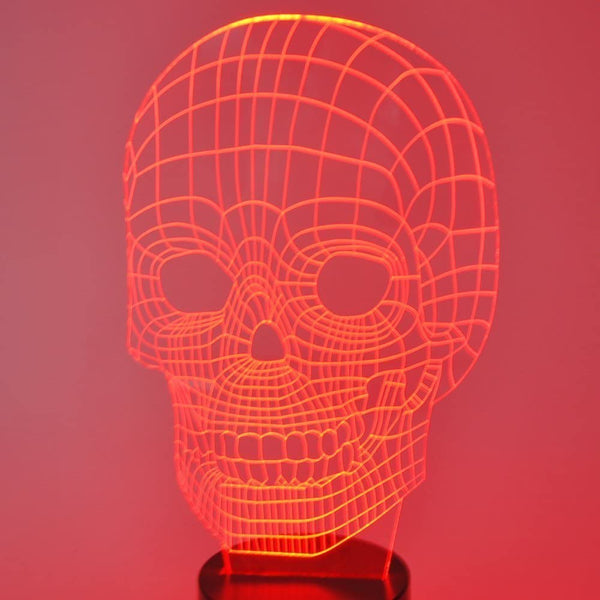 Colors Changing Skull Desk Lamp