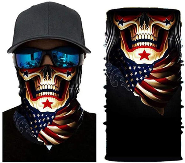 4 Pack Multifunctional Skull Face Mask