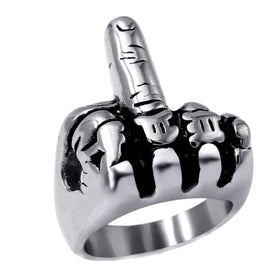 Unisex Middle Finger Ring