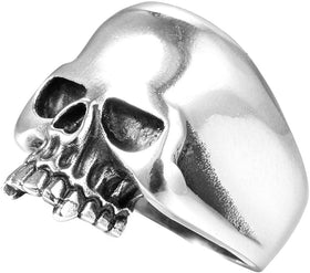 Men Skull Head Ring