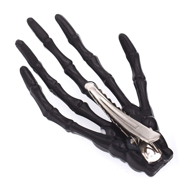 5Pcs Gothic Style Skull Hair Claws Clips