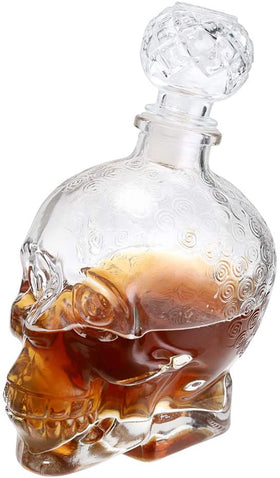 Skull Decanter Bottle, 25oz/750ml