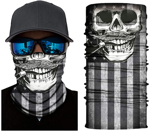 4 Pack Multifunctional Skull Face Mask