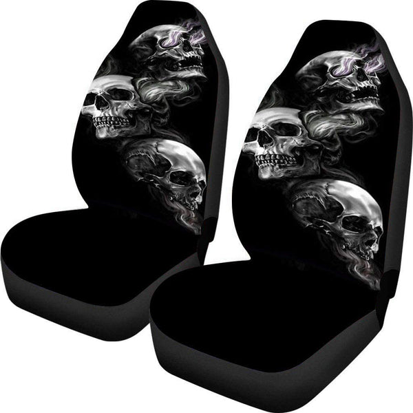 Skull Print Car Seat Covers
