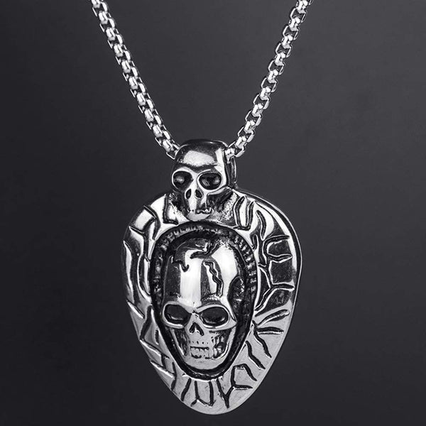 Gothic Skull Death Pendant Necklace