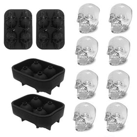 3D Skull Ice Mold-2Pack