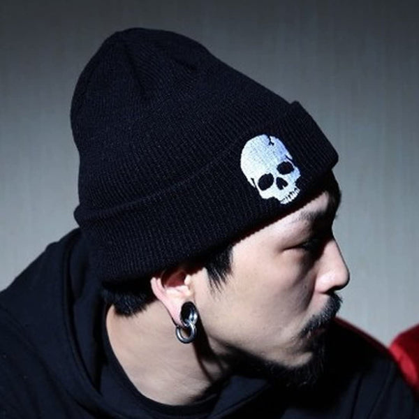 Skull Wool Cap Knitting Hat