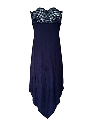 Sea Turtle Crochet Embroidery Summer Dress