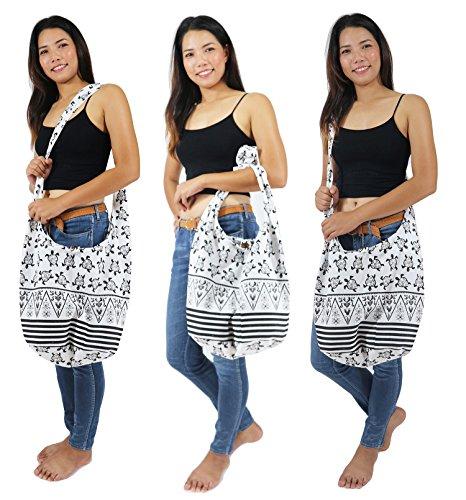 Turtle Crossbody Bohemian Gypsy Large Sling Shoulder Bag