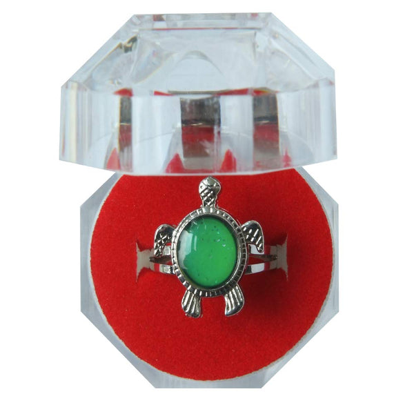 Sea Turtle Color Changing Adjustable Ring
