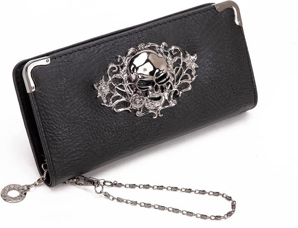 Skull Clutch Wallet