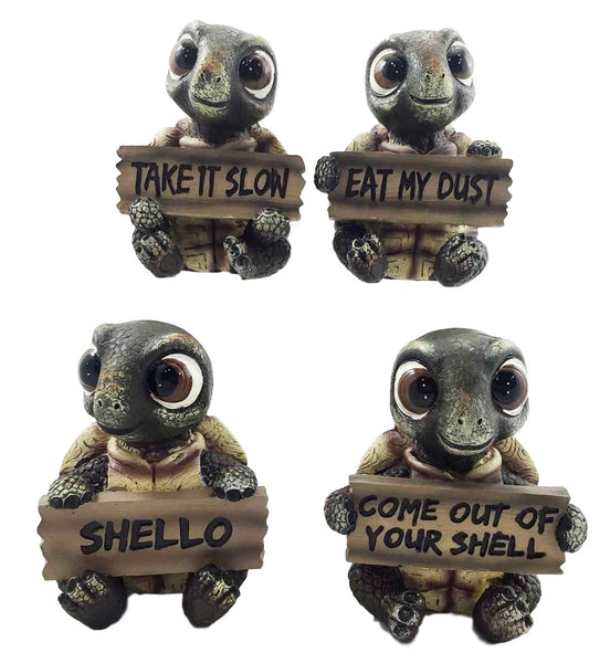 Sea Turtles Set of Four Figurines