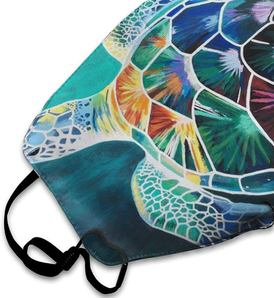 Reusable Sea Turtle Pattern Face Protection