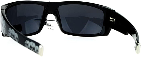 Cholo Skull Biker Sport Sunglasses