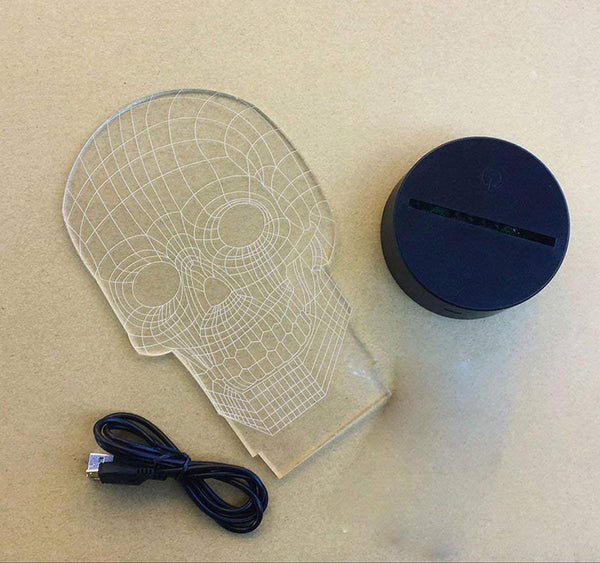 Color Changing Skull Desk Lamp