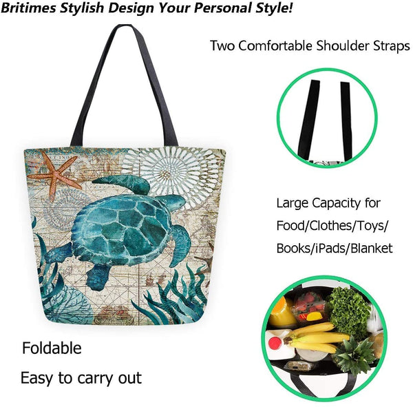 Sea Turtle Tote Bag