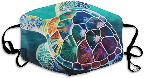 Reusable Sea Turtle Pattern Face Protection