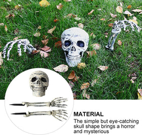 3 Pcs Skeleton Set Yard Lawn Décor