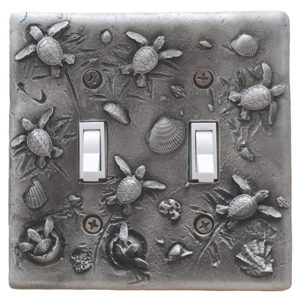 Hand Crafted Sea Turtle Switch Plate