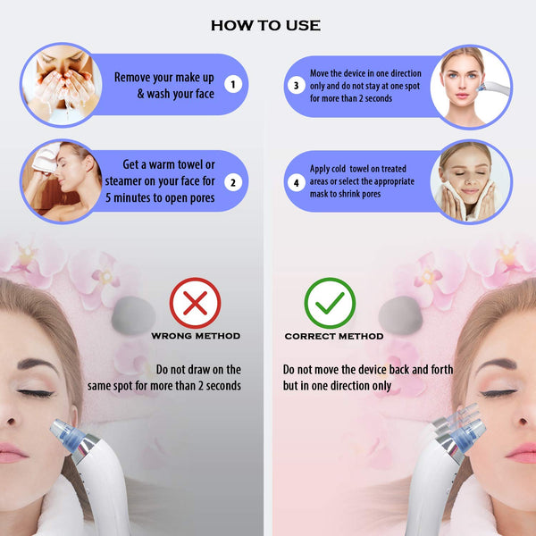 Blackhead Remover Electronic Facial Pore Cleaner Acne Vacuum Remover