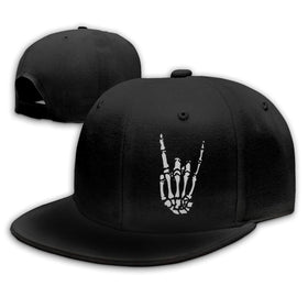 Skeleton Hand Snapback Hat