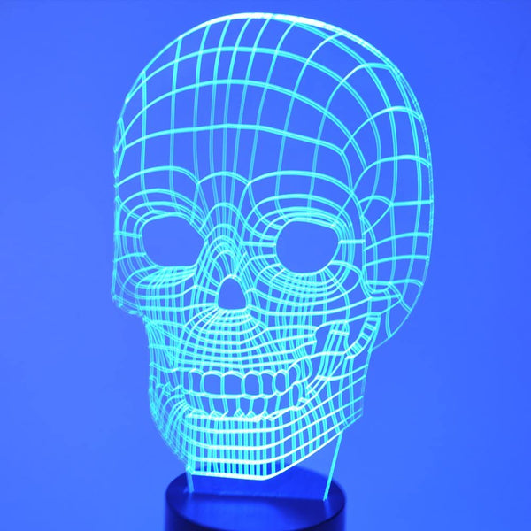 Colors Changing Skull Desk Lamp