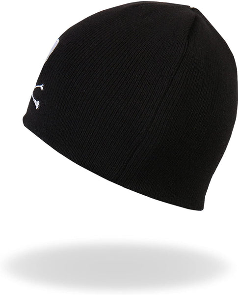Skull and Crossbones Knit Beanie