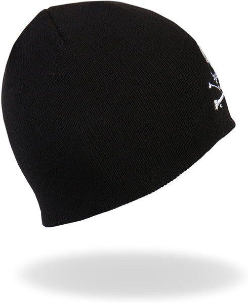 Skull and Crossbones Knit Beanie