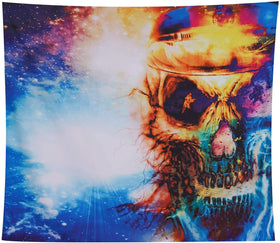 Psychedelic Skull Wall Tapestry 51.2ʺ x 59.1ʺ