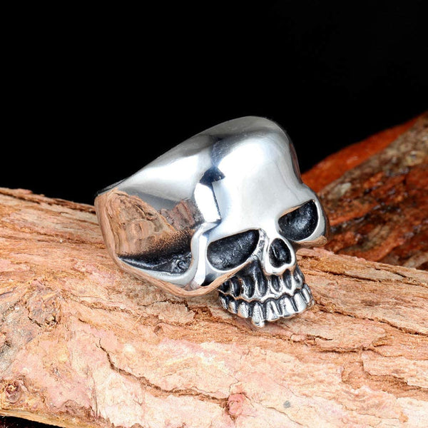 Men Skull Head Ring