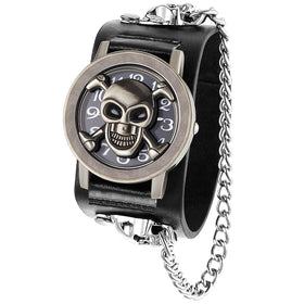 Unisex Punk Style Skull Watch