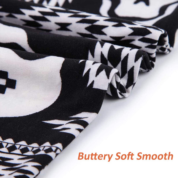 Skull Diamond Ultra Soft Elastic High Waisted Leggings