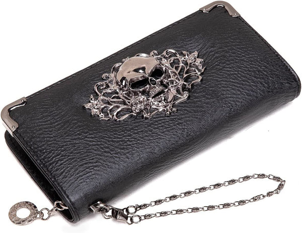 Skull Clutch Wallet