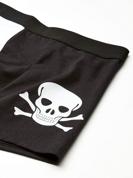Skull Boxer Briefs Underwear for Men 3-Pack