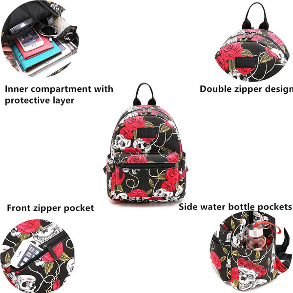 Skull Rose Backpack