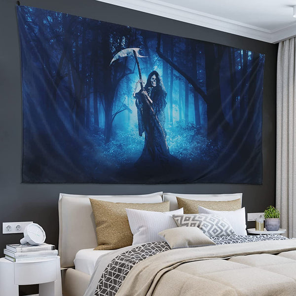 Death Skull Forest Skull Tapestry Home Decor 60x51 inch