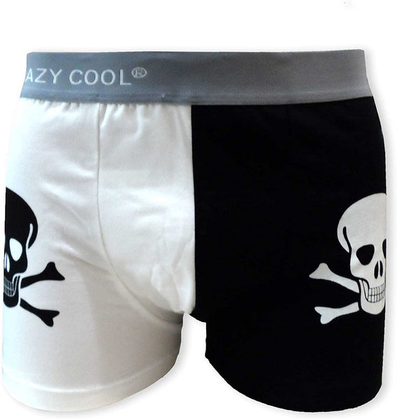 Skull Boxer Briefs Underwear for Men 3-Pack