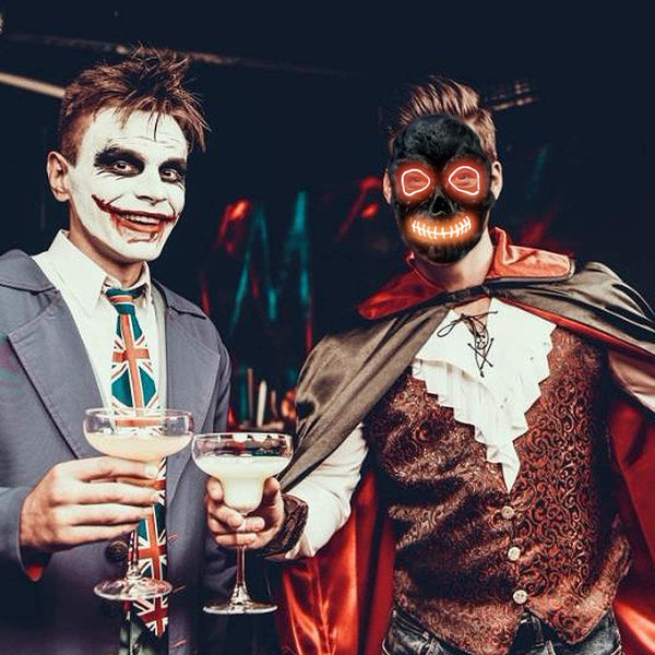 Skull LED Light Up Cosplay Mask