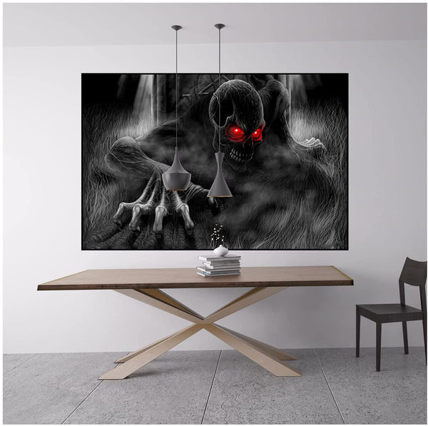 Skull Tapestry Grim Reaper Tapestry (51.2x 59.1 inch)