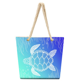 Sea turtle Large Tote Shoulder Bag