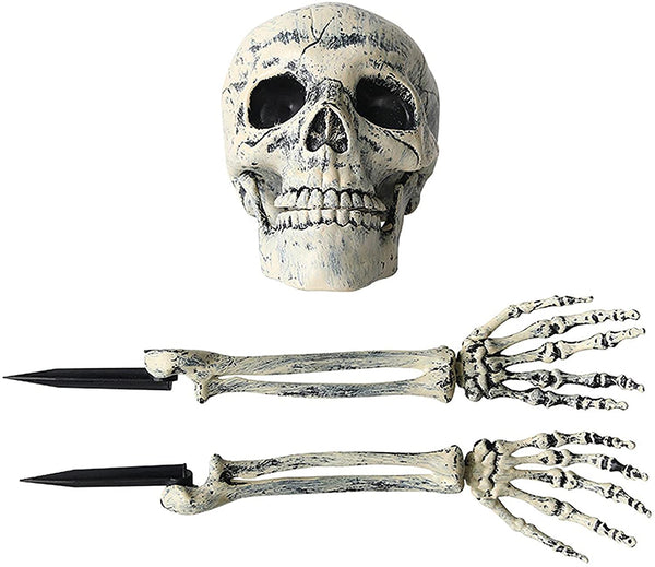 3 Pcs Skeleton Set Yard Lawn Décor