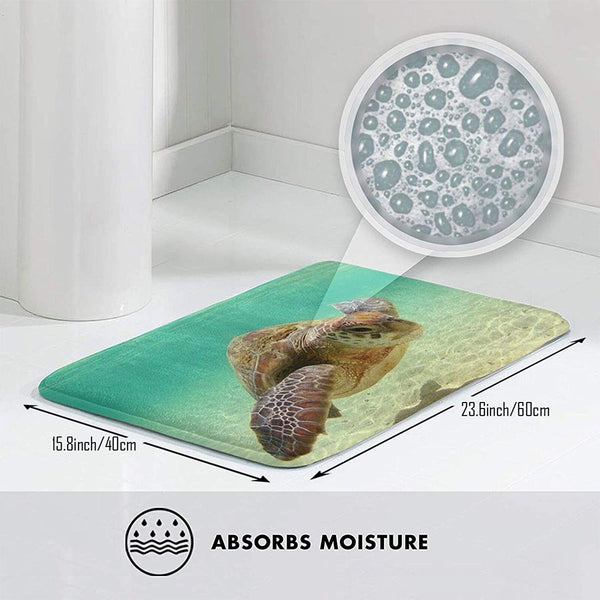 Sea Turtle Anti-Slip Doormat 23.6 x 15.7 inch