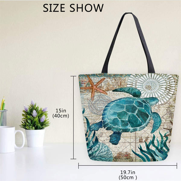 Sea Turtle Tote Bag