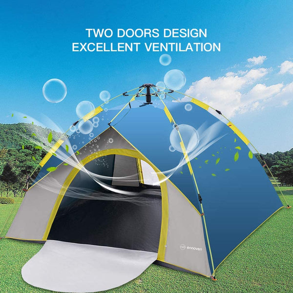 Outdoor Large Rain-Resistant Automatic Instant Pop Up Family Tent