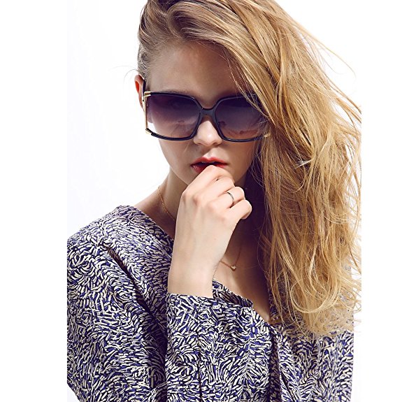 Fashion UV Protection Over-sized Square Sunglasses For Women