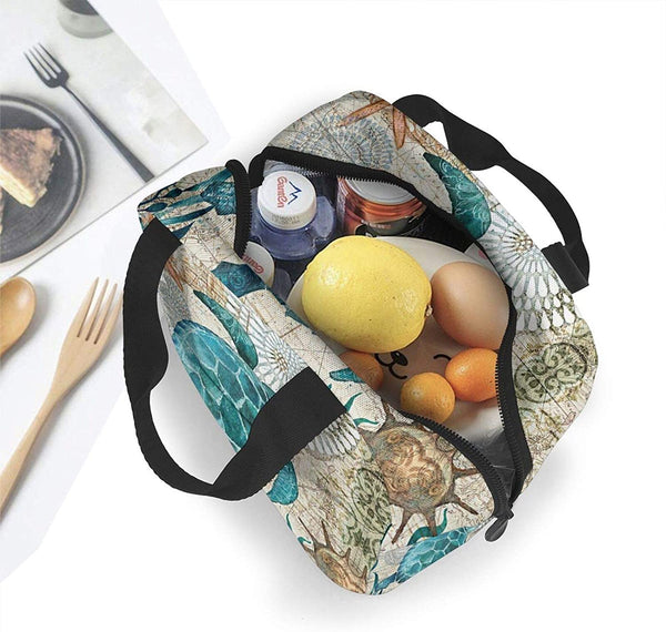 Sea Turtle Insulated Neoprene Lunch Bag