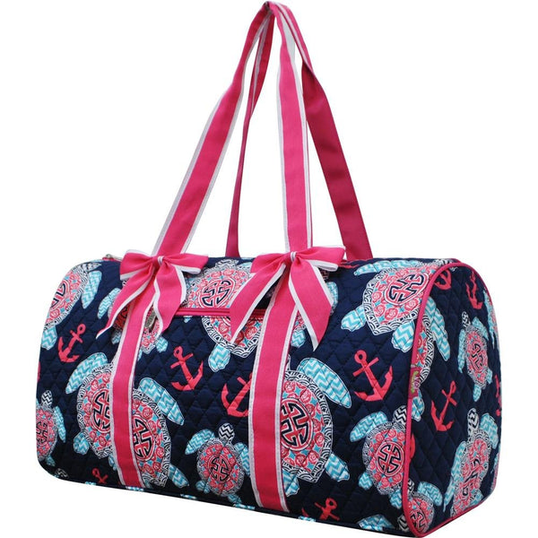 Hot Pink Sea Turtle Tote Bag