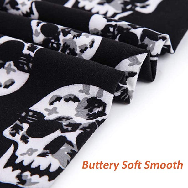 Skull Ultra Soft Elastic High Waisted Leggings