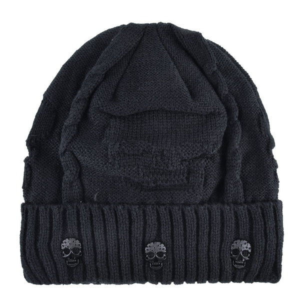 Unisex Skull Knitted Beanie Hat Cap