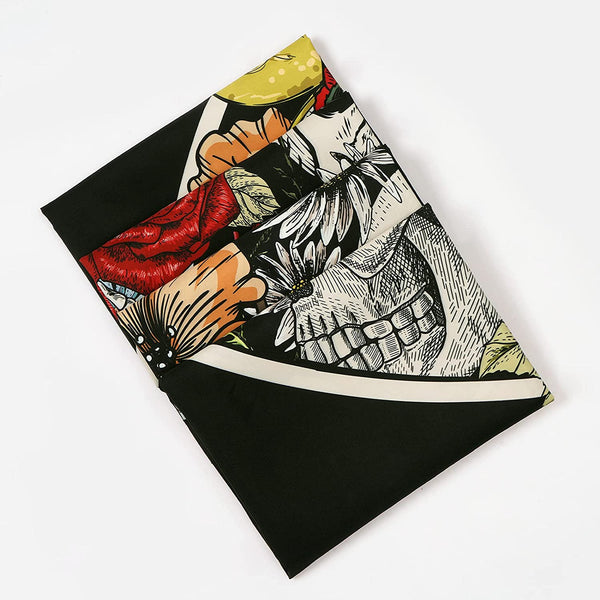 Skull Floral Tapestry (51.2 x 59.1 inches)
